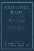 Cover: Aristotle, Kant, and the Stoics - Cambridge University Press
