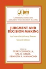 Cover: Judgment and Decision Making - Cambridge University Press