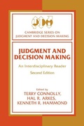 Cover: Judgment and Decision Making - Cambridge University Press