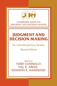 Bild: Judgment and Decision Making - Cambridge University Press