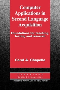 Enlarge image Cover: Computer Applications in Second Language Acquisition - Cambridge University Press