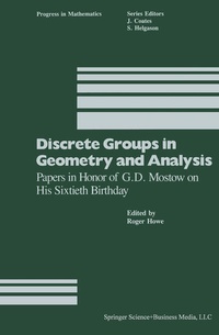 Enlarge image Cover: Discrete Groups in Geometry and Analysis - Birkhauser Boston Inc