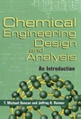 Cover: Chemical Engineering Design and Analysis - Cambridge University Press