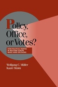 Cover: Policy, Office, or Votes? - Cambridge University Press