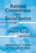 Cover: Rational Commitment and Social Justice - Cambridge University Press