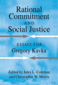 Enlarge image Cover: Rational Commitment and Social Justice - Cambridge University Press