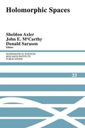 Cover: Holomorphic Spaces - Cambridge University Press