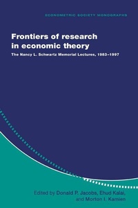 Enlarge image Cover: Frontiers of Research in Economic Theory - Cambridge University Press