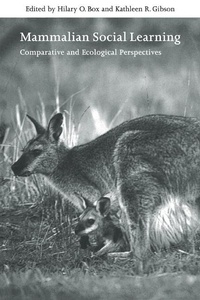 Enlarge image Cover: Mammalian Social Learning - Cambridge University Press