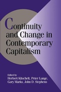 Cover: Continuity and Change in Contemporary Capitalism - Cambridge University Press
