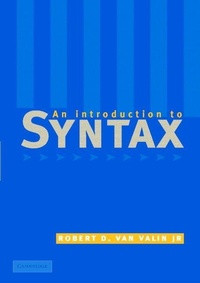 Enlarge image Cover: An Introduction to Syntax - Cambridge University Press