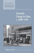 Cover: Economic Change in China, c.1800-1950 - Cambridge University Press