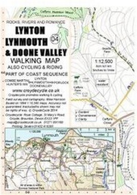 Abbildung von: Lynton Lynmouth & Doone Valley Walking Map - Croydecycle