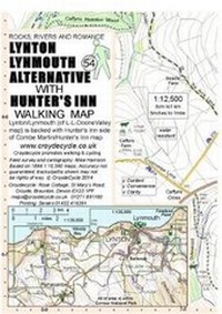 Abbildung von: Lynton Lynmouth Alternative with Hunter's Inn Walking Map - Croydecycle