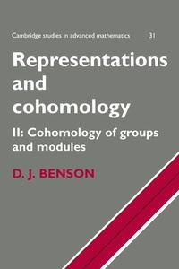 Abbildung von: Representations and Cohomology: Volume 2, Cohomology of Groups and Modules - Cambridge University Press