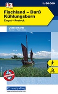 Cover: Fischland - Darss - K&uuml;hlungsborn Nr. 13 Outdoorkarte Deutschland 1:50 000 - K&uuml;mmerly+Frey