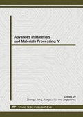 Cover: Advances in Materials and Materials Processing IV - Trans Tech Publications Ltd