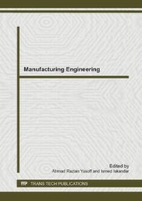 Enlarge image Cover: Manufacturing Engineering - Trans Tech Publications Ltd
