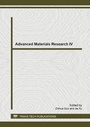 Cover: Advanced Materials Research IV - Trans Tech Publications Ltd