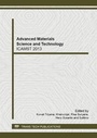 Cover: Advanced Materials Science and Technology - Trans Tech Publications Ltd