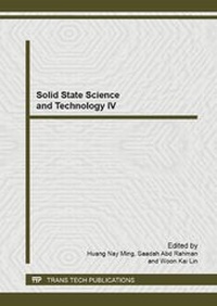 Enlarge image Cover: Solid State Science and Technology IV - Trans Tech Publications Ltd