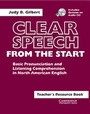Cover: Clear Speech from the Start Teacher's Resource Book with CD - Cambridge University Press