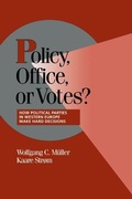 Cover: Policy, Office, or Votes? - Cambridge University Press