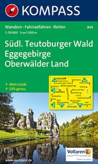 Abbildung von: KOMPASS Wanderkarte Südlicher Teutoburger Wald - Eggegebirge - Oberwälder Land - KOMPASS-Karten