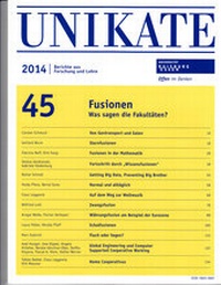 Abbildung von: Essener Unikate 45: Fusionen. - Universität Duisburg - Essen SSC