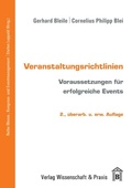 Cover: Veranstaltungsrichtlinien. - Verlag Wissenschaft & Praxis