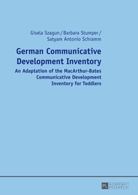 Abbildung von: German Communicative Development Inventory - Peter Lang Verlag