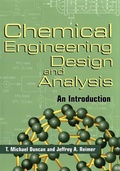 Cover: Chemical Engineering Design and Analysis - Cambridge University Press