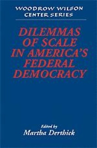 Enlarge image Cover: Dilemmas of Scale in America's Federal Democracy - Cambridge University Press
