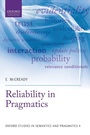 Cover: Reliability in Pragmatics - Oxford University Press