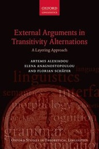 Enlarge image Cover: External Arguments in Transitivity Alternations - Oxford University Press