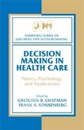 Cover: Decision Making in Health Care - Cambridge University Press