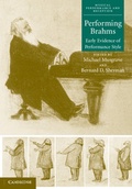 Cover: Performing Brahms - Cambridge University Press