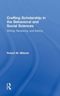 Cover: Crafting Scholarship in the Behavioral and Social Sciences - Routledge