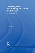 Cover: The Marginal Productivity Theory of Distribution - Routledge