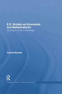 Enlarge image Cover: E.E. Slutsky as Economist and Mathematician - Routledge
