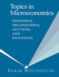 Cover: Topics in Microeconomics - Cambridge University Press