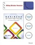Cover: Business Statistics - Wiley