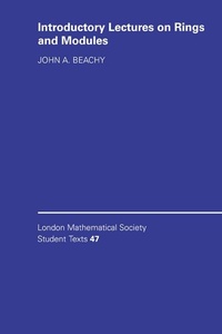 Abbildung von: Introductory Lectures on Rings and Modules - Cambridge University Press