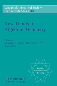 Abbildung von: New Trends in Algebraic Geometry - Cambridge University Press