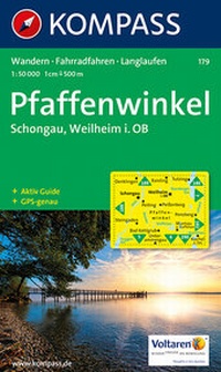 Abbildung von: Pfaffenwinkel - Schongau - Weilheim i. OB - KOMPASS-Karten
