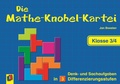 Cover: Die Mathe-Knobel-Kartei - Klasse 3/4 - Verlag an der Ruhr
