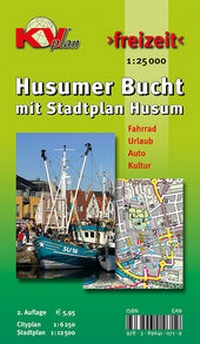 Abbildung von: Husumer Bucht mit Stadtplan Husum - Kommunalverlag Tacken