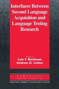 Cover: Interfaces between Second Language Acquisition and Language Testing Research - Cambridge University Press