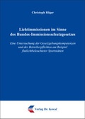 Bild: Lichtimmissionen im Sinne des Bundes-Immissionsschutzgesetzes - Kovac, Dr. Verlag