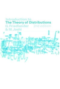 Abbildung von: Introduction to the Theory of Distributions - Cambridge University Press
